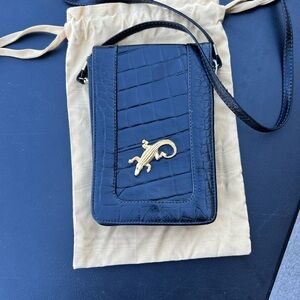 Alligator skin crossbody with a bag